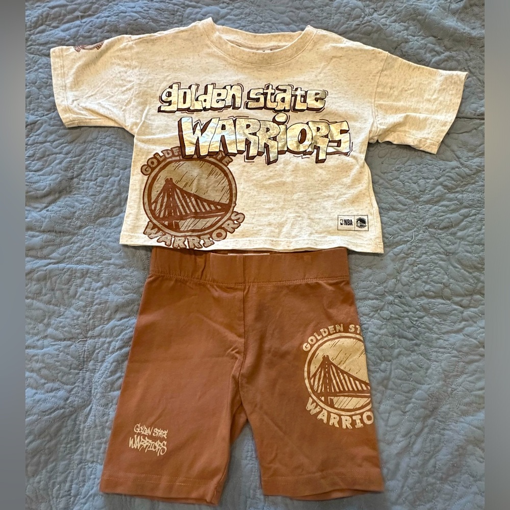 Cotton:on kids x NBA Golden State Warriors outfit (5T)